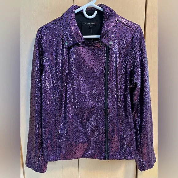 Squin Bomber Jacket - NWT - Picture 3 of 6